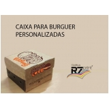embalagens de hambúrguer personalizadas CECAP